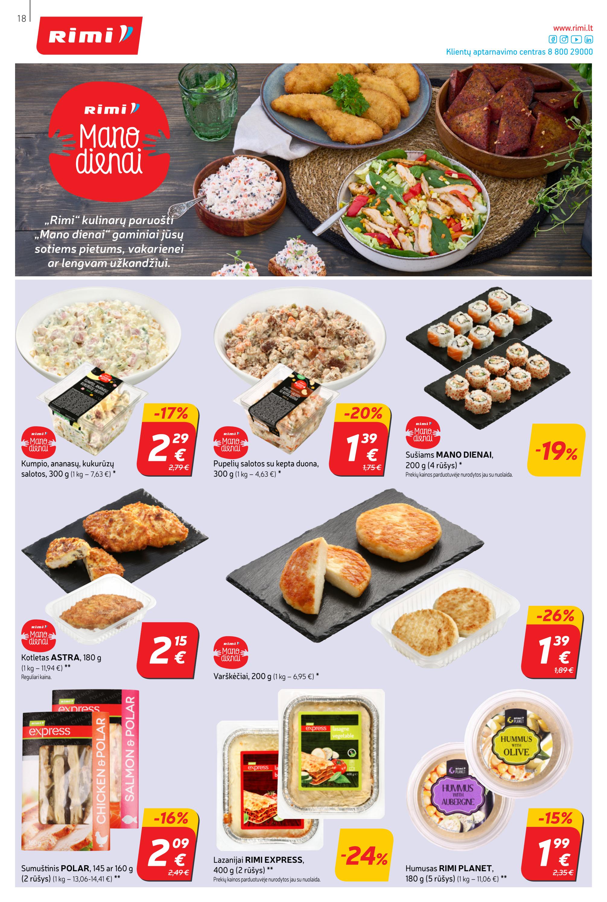 Rimi savaitinis leidinys akcijos nuo 
  2022-08-30 iki 
  2022-09-05 | Leidinukas.lt puslapis 18