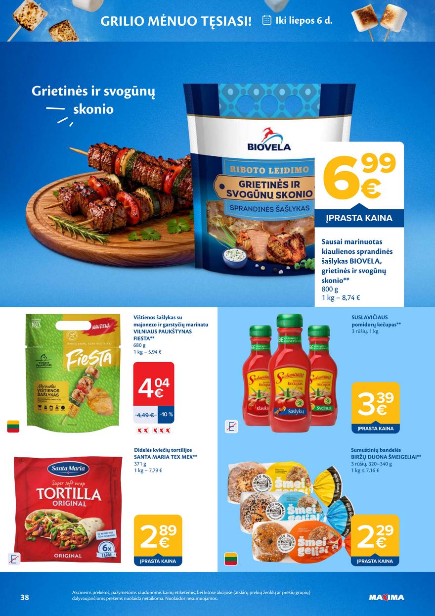 Maxima leidinys akcijos nuo 
  2026-06-09 iki 
  2026-06-15 | Leidinukas.lt puslapis 38