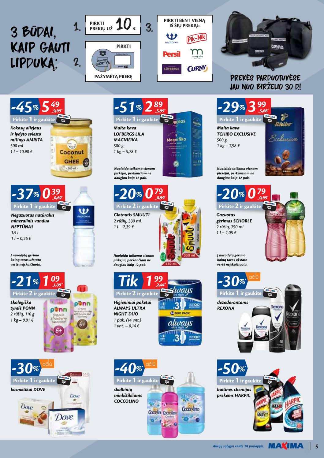 Maxima kaininis leidinys akcijos nuo 
  2020-06-23 iki 
  2020-06-29 | Leidinukas.lt puslapis 5