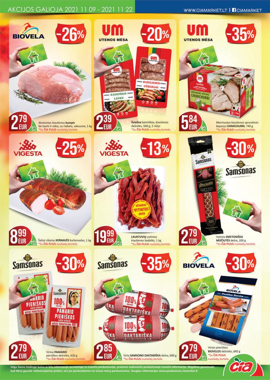 Čia market leidinys akcijos nuo 
  2021-11-09 iki 
  2021-11-22 | Leidinukas.lt puslapis 3