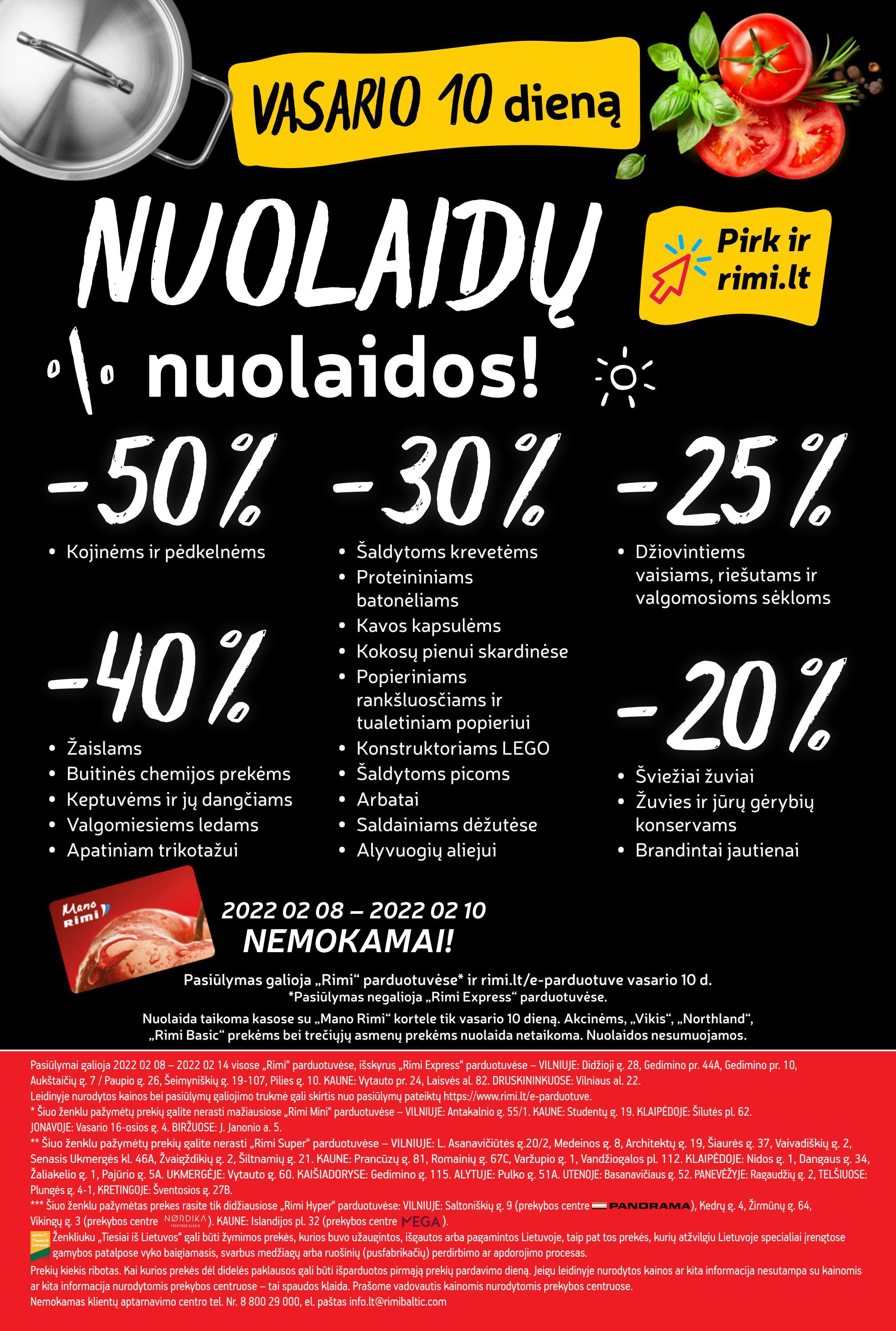 Rimi savaitinis leidinys akcijos nuo 
  2022-02-08 iki 
  2022-02-14 | Leidinukas.lt puslapis 24