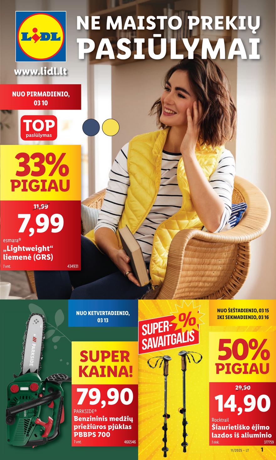 Lidl ne maisto leidinys akcijos nuo 
  2025-03-10 iki 
  2025-03-16 | Leidinukas.lt puslapis 1