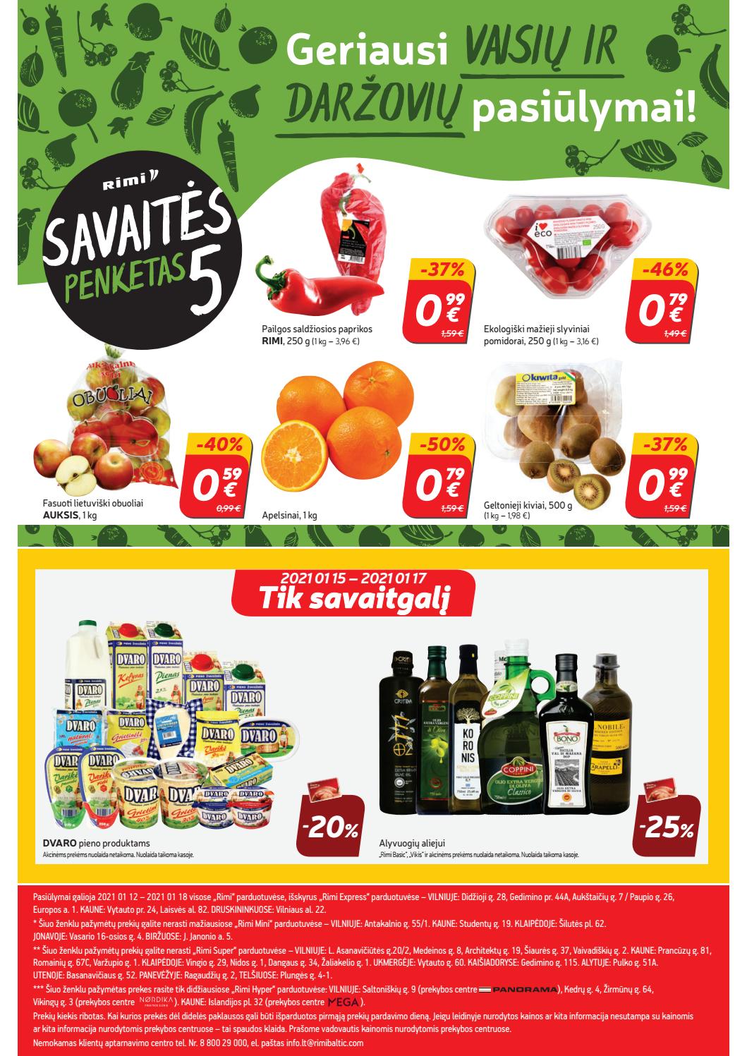 Rimi savaitinis leidinys akcijos nuo 
  2021-01-12 iki 
  2021-01-18 | Leidinukas.lt puslapis 24