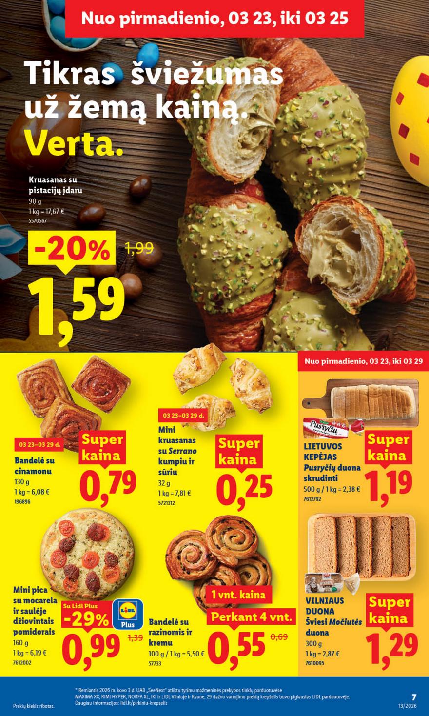 Lidl leidinys naujas akcijos nuo 
  2026-03-23 iki 
  2026-03-29 | Leidinukas.lt puslapis 7