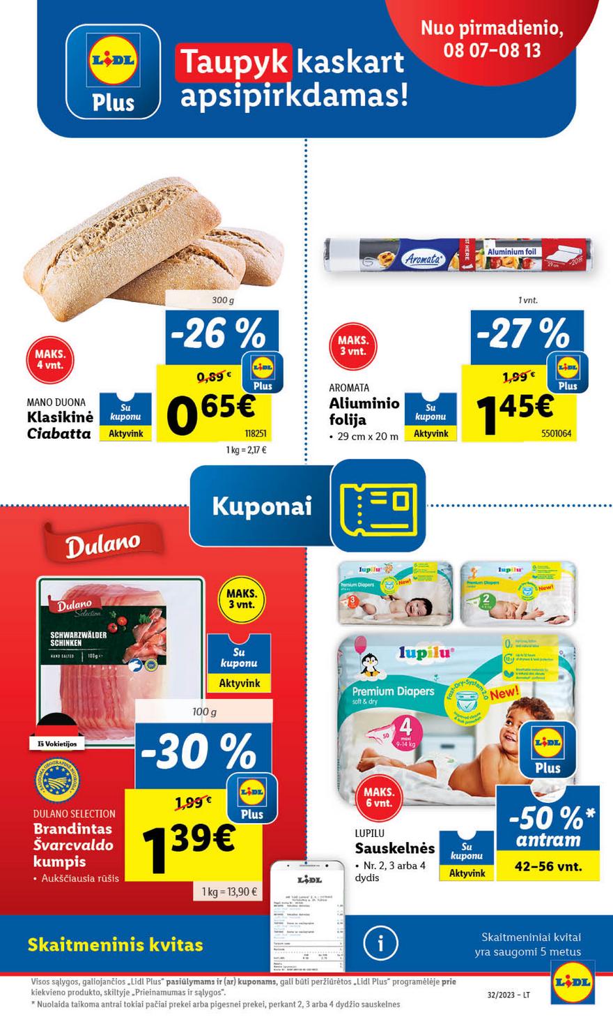 Lidl pasiūlymai akcijos nuo 
  2023-08-07 iki 
  2023-08-13 | Leidinukas.lt puslapis 40