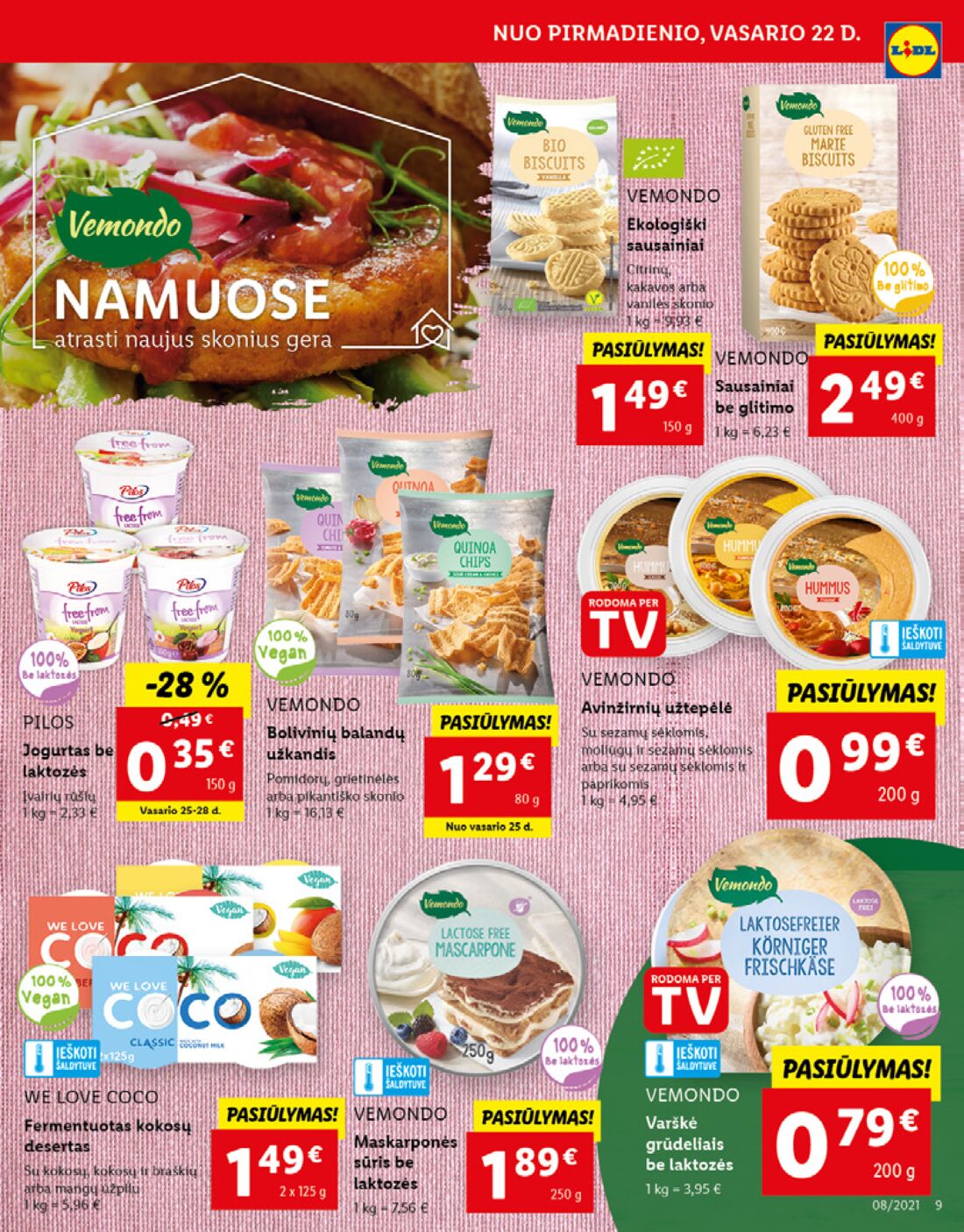 Lidl savaitinis leidinys akcijos nuo 
  2021-02-22 iki 
  2021-02-28 | Leidinukas.lt puslapis 9