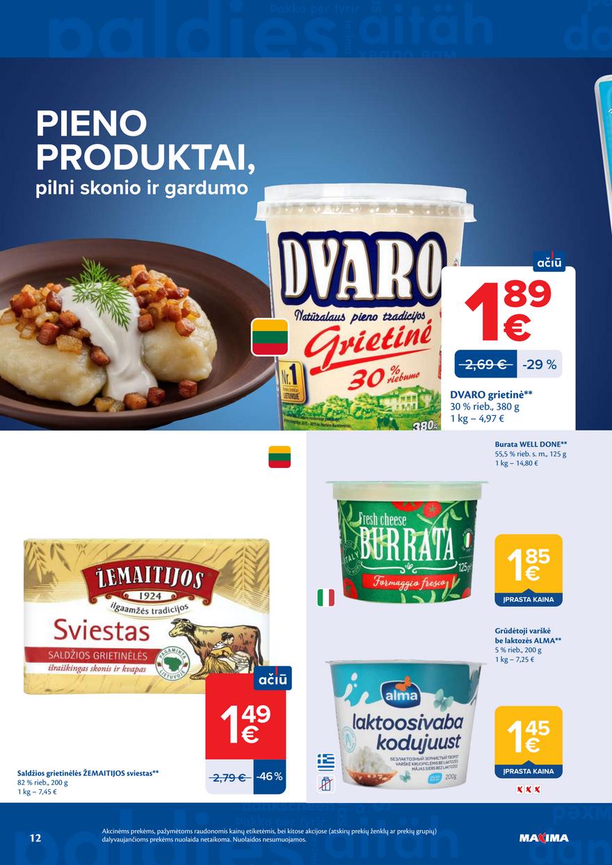 Maxima leidinys akcijos nuo 
  2026-05-26 iki 
  2026-06-01 | Leidinukas.lt puslapis 12