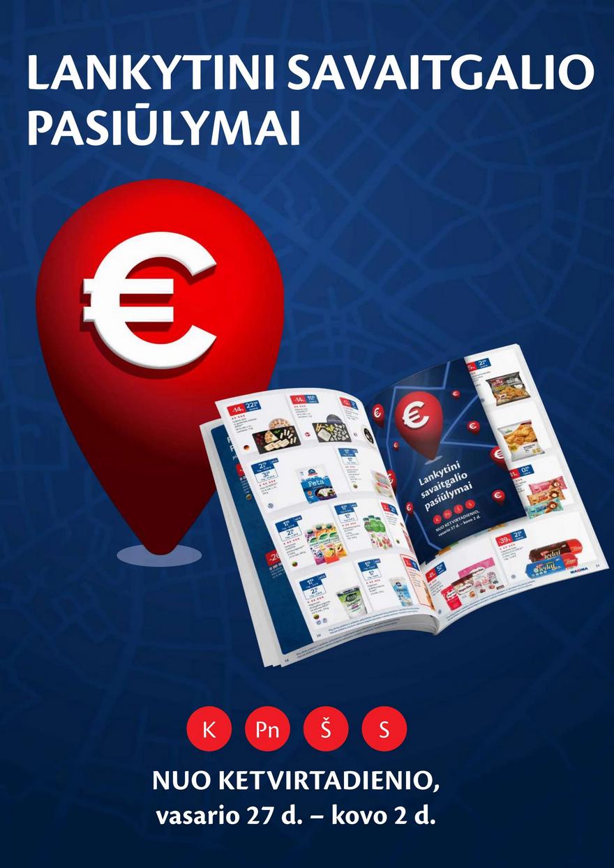Maxima savaitinis leidinys 9 akcijos nuo 
  2025-02-25 iki 
  2025-03-03 | Leidinukas.lt puslapis 40
