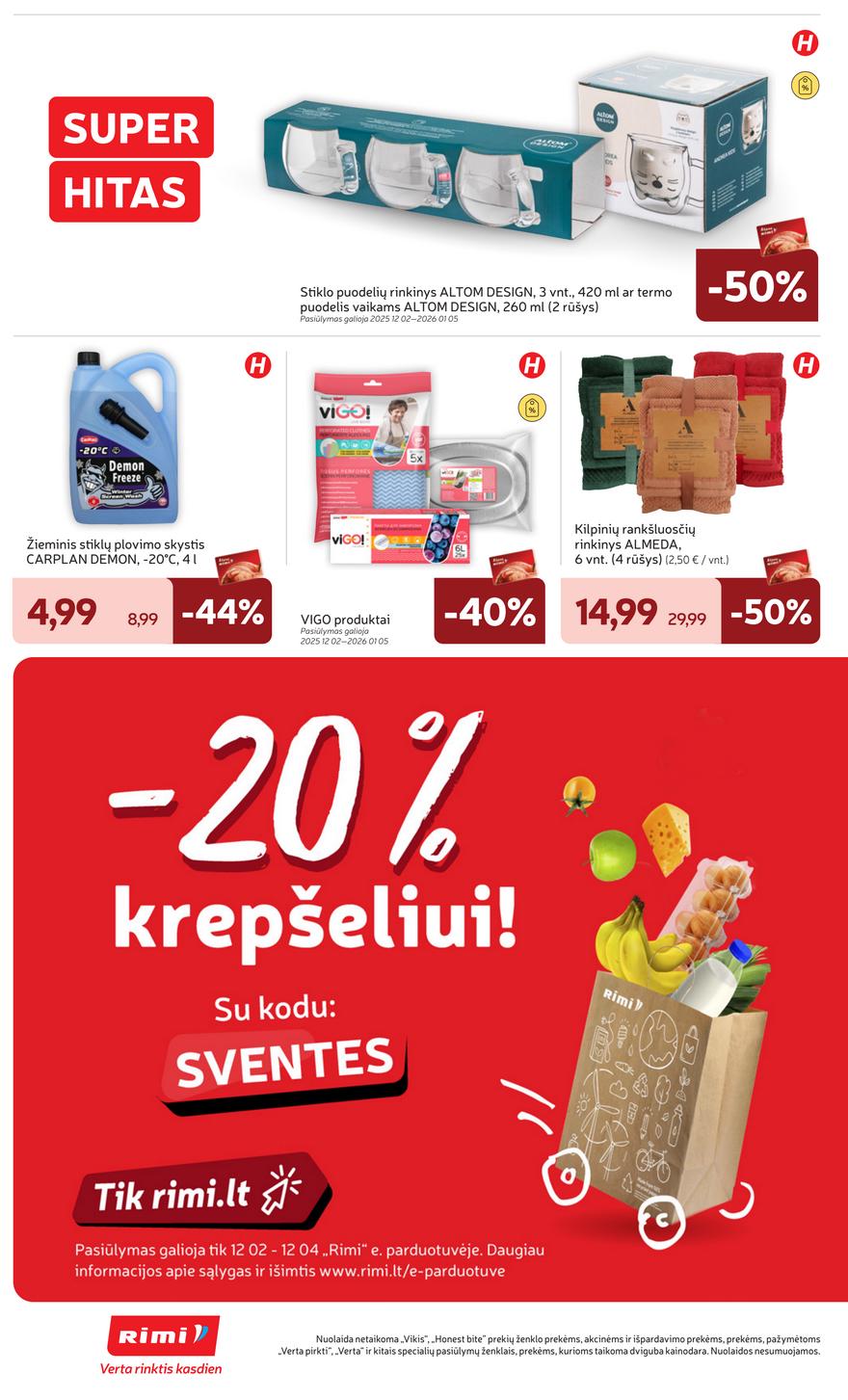 Rimi savaitinis leidinys 49 akcijos nuo 
  2025-12-02 iki 
  2025-12-08 | Leidinukas.lt puslapis 36