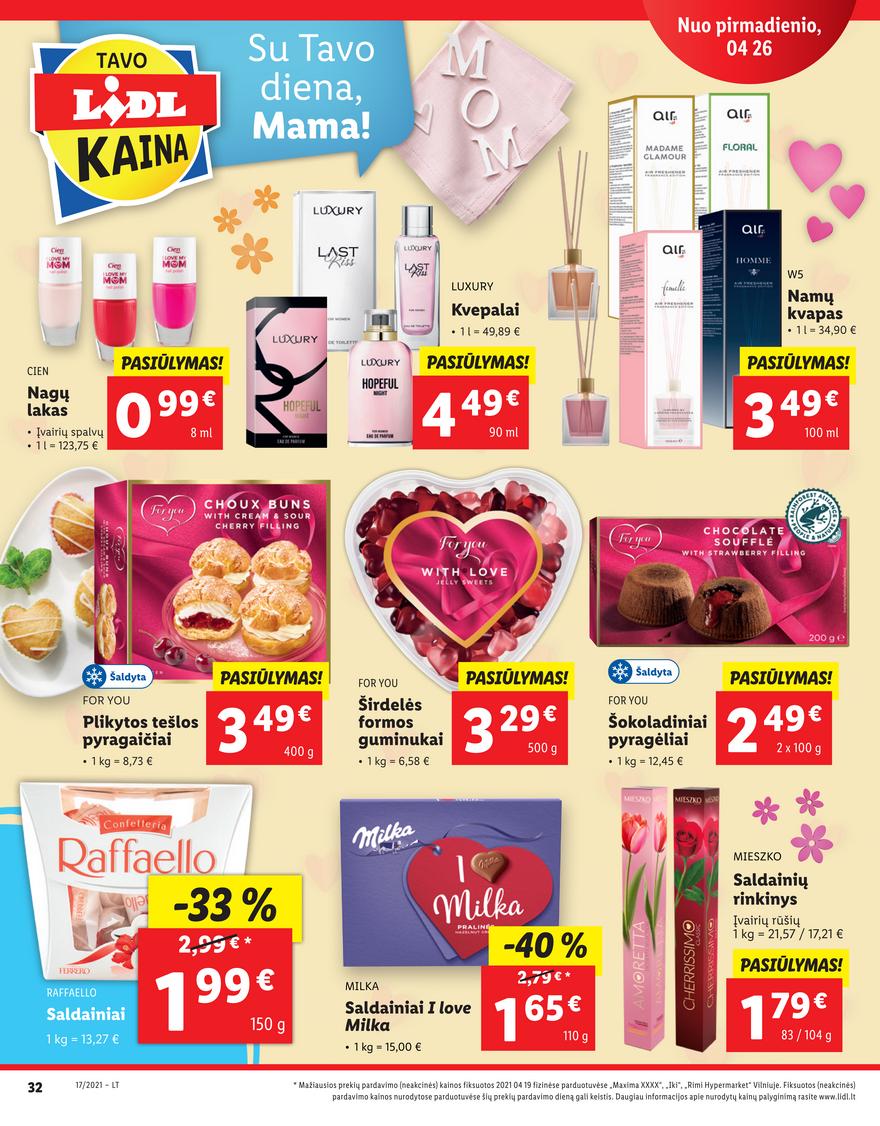 Lidl maisto prekių pasiūlymai akcijos nuo 
  2021-04-26 iki 
  2021-05-02 | Leidinukas.lt puslapis 32