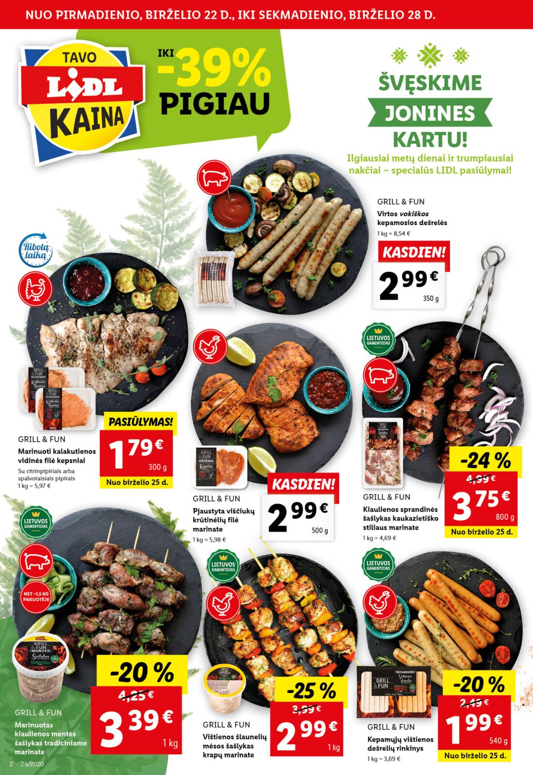 Lidl savaitinis leidinys akcijos nuo 
  2020-06-22 iki 
  2020-06-28 | Leidinukas.lt puslapis 2