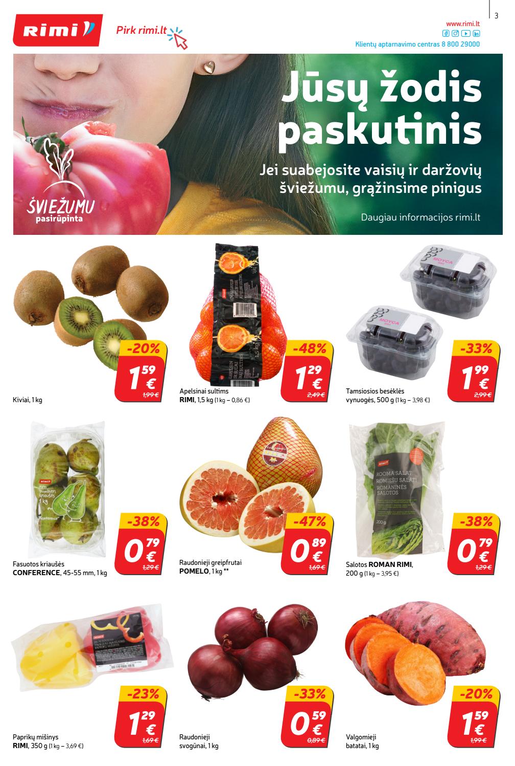 Rimi savaitinis leidinys akcijos nuo 
  2021-01-05 iki 
  2021-01-11 | Leidinukas.lt puslapis 3