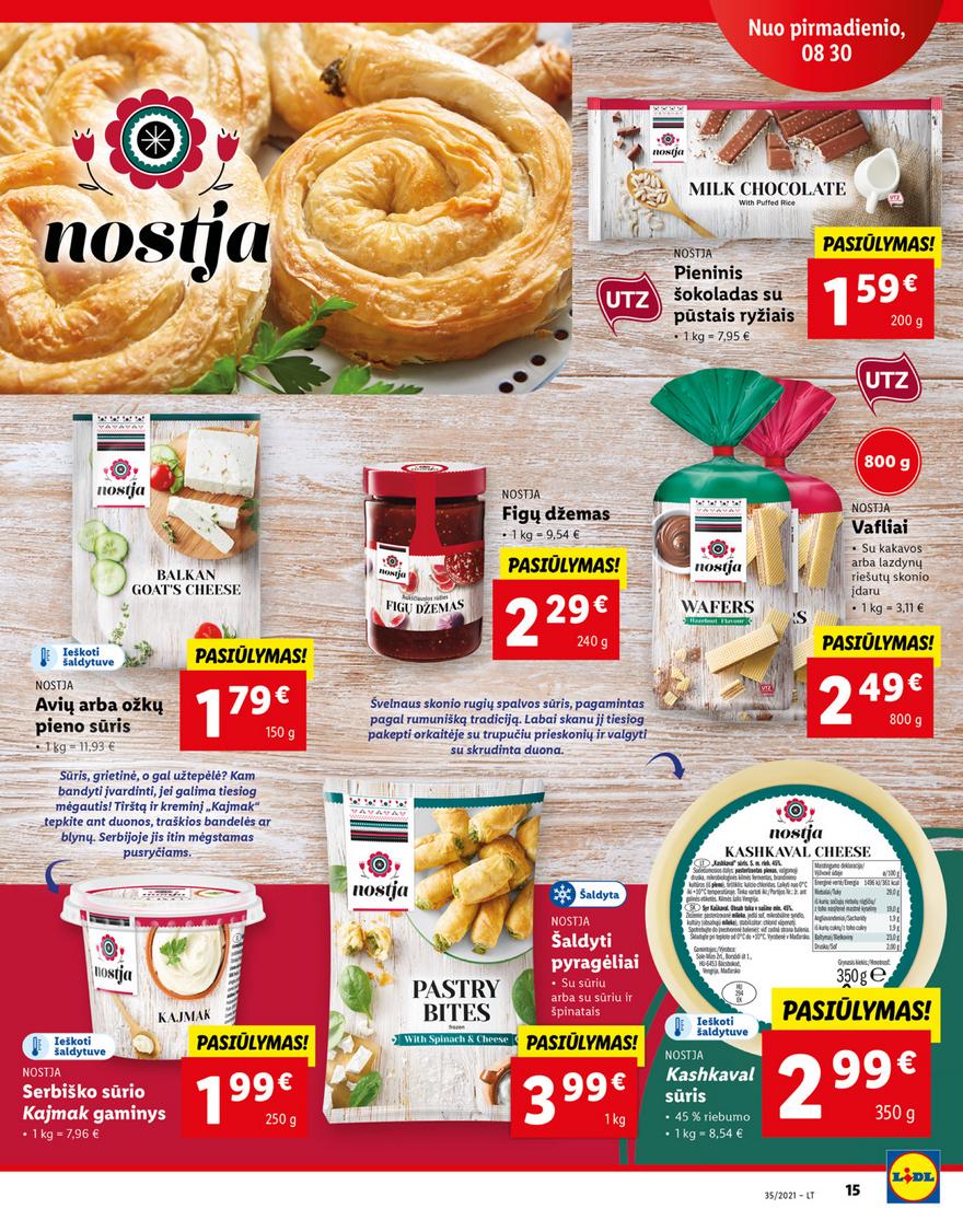 Lidl maisto prekių pasiūlymai akcijos nuo 
  2021-08-30 iki 
  2021-09-05 | Leidinukas.lt puslapis 15