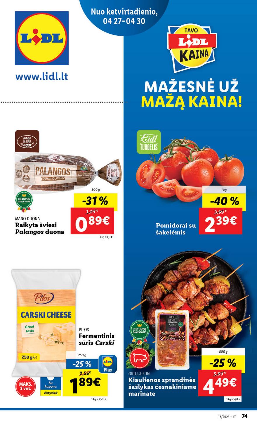 Lidl maisto prekių pasiūlymai akcijos nuo 
  2023-04-24 iki 
  2023-05-01 | Leidinukas.lt puslapis 78