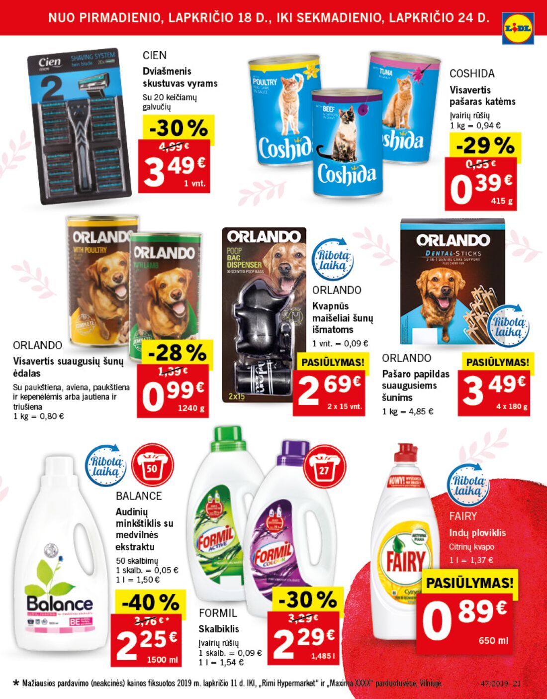 Lidl savaitinis leidinys akcijos nuo 
  2019-11-18 iki 
  2019-11-24 | Leidinukas.lt puslapis 21