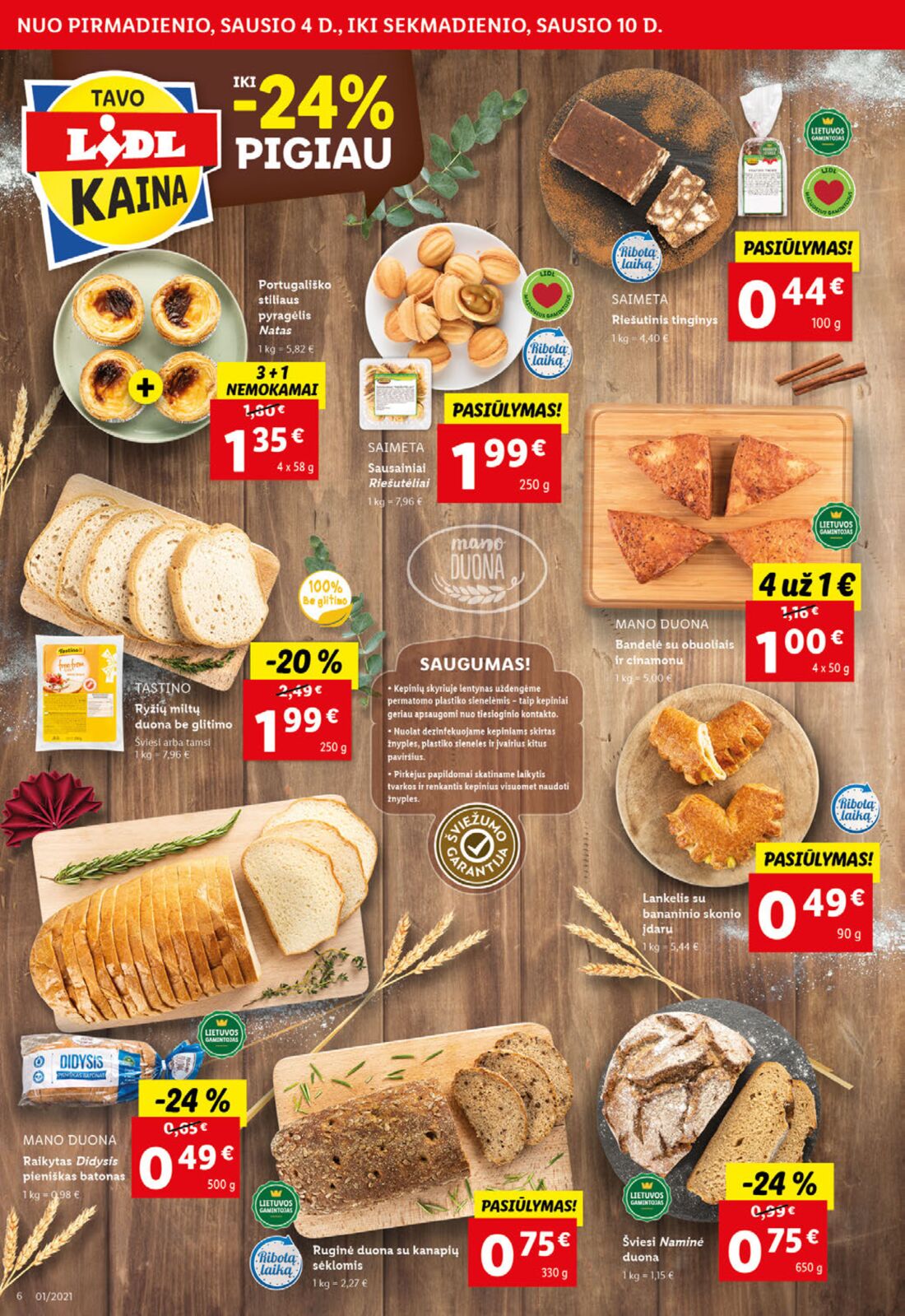Lidl savaitinis leidinys akcijos nuo 
  2021-01-04 iki 
  2021-01-10 | Leidinukas.lt puslapis 6