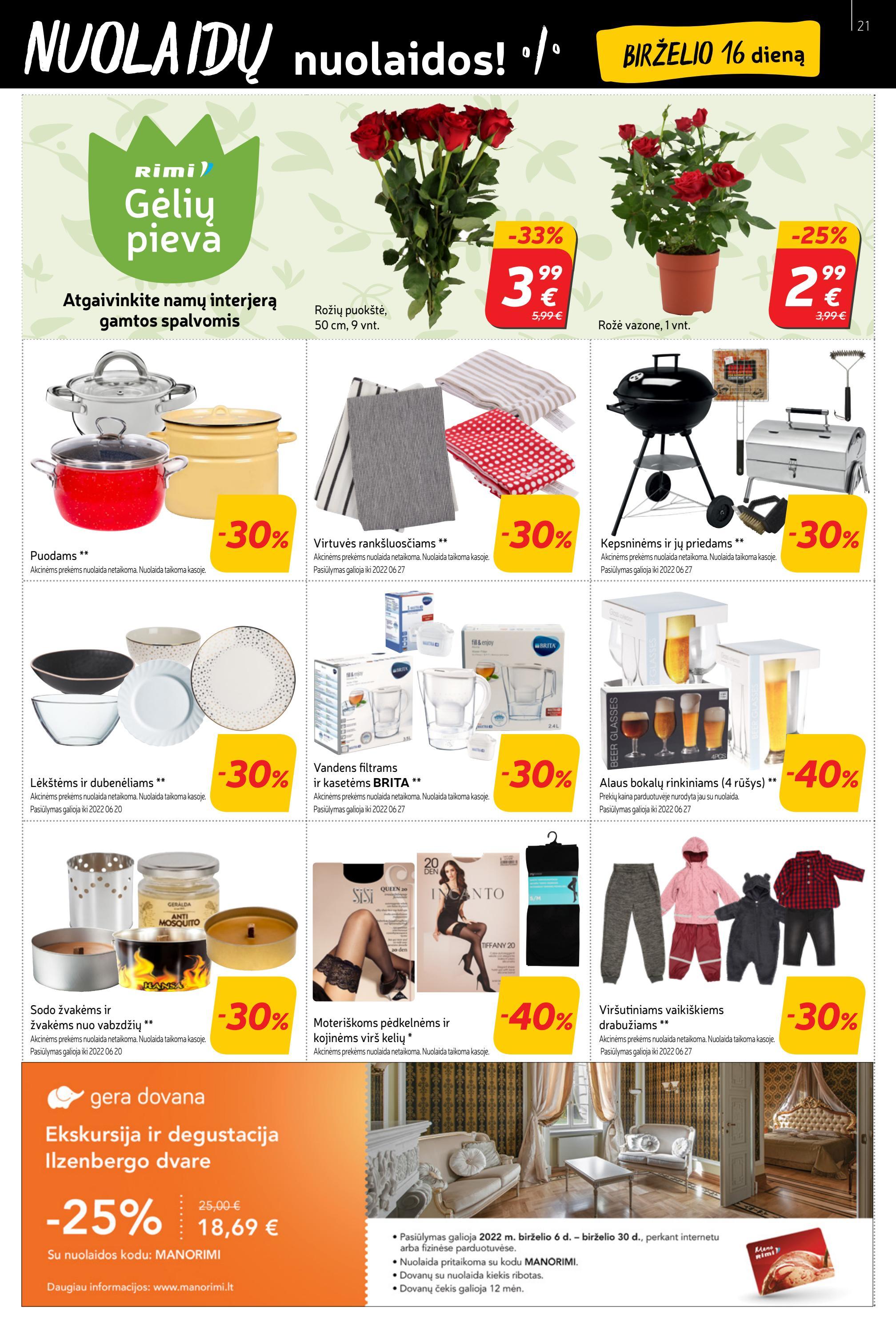 Rimi savaitinis leidinys akcijos nuo 
  2022-06-14 iki 
  2022-06-20 | Leidinukas.lt puslapis 21