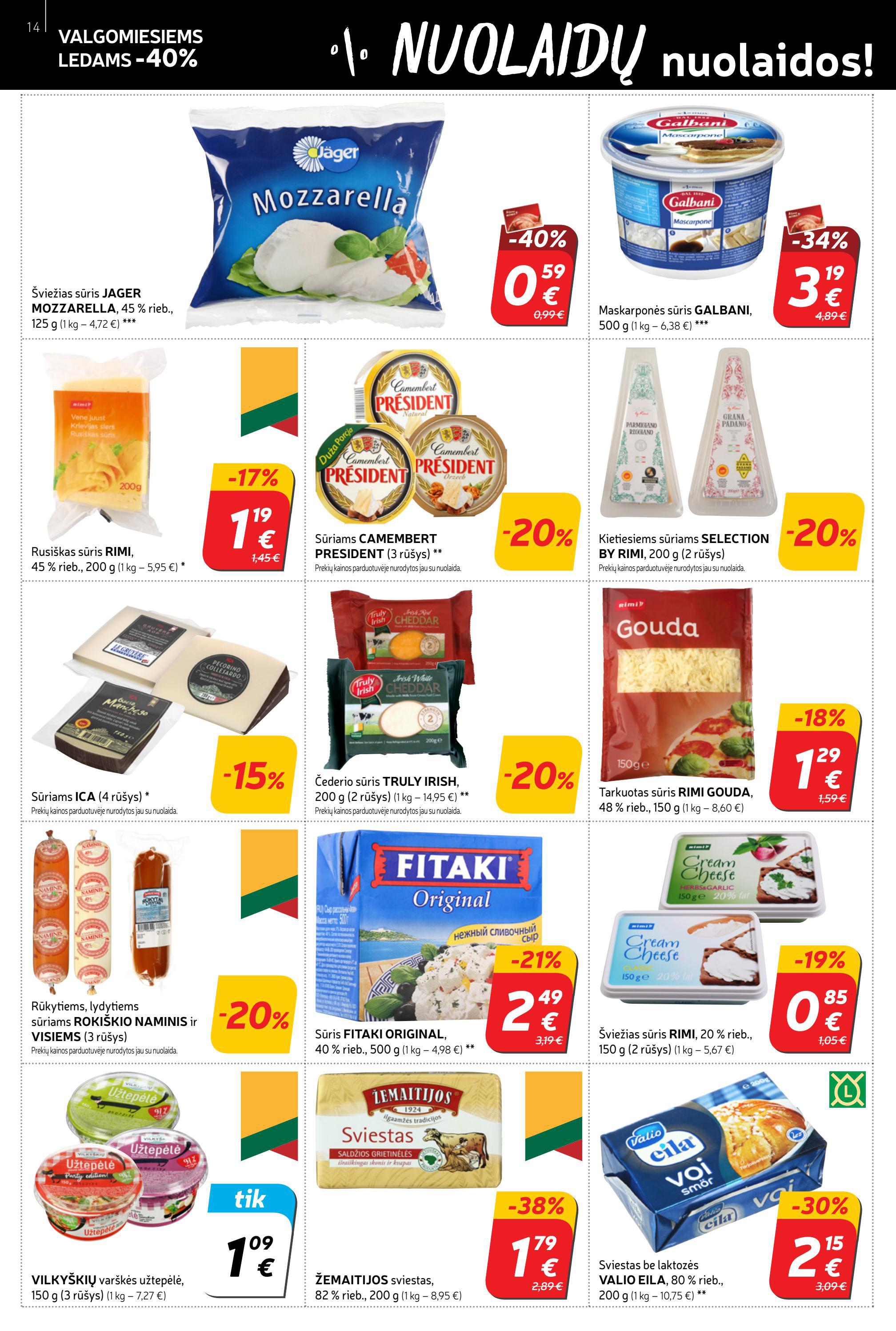 Rimi savaitinis leidinys akcijos nuo 
  2022-03-15 iki 
  2022-03-21 | Leidinukas.lt puslapis 14