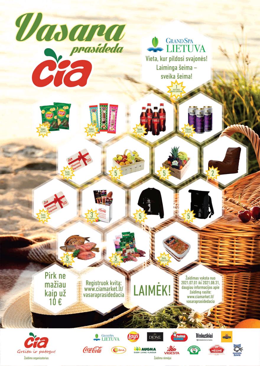 Čia market leidinys akcijos nuo 
  2021-07-06 iki 
  2021-07-19 | Leidinukas.lt puslapis 16