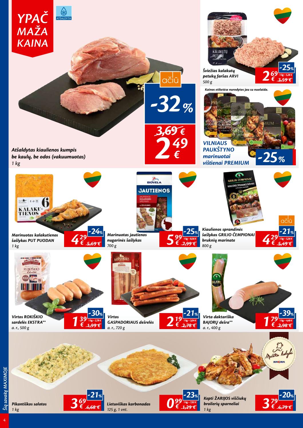 Maxima kaininis leidinys akcijos nuo 
  2019-06-11 iki 
  2019-06-17 | Leidinukas.lt puslapis 4