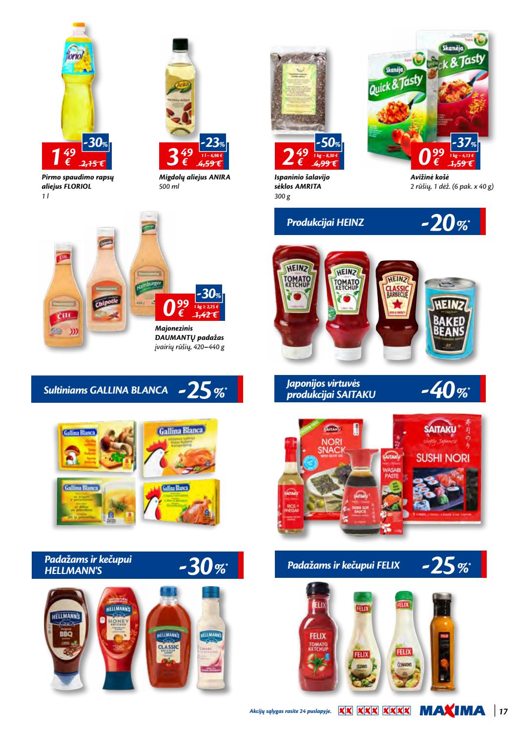 Maxima kaininis leidinys akcijos nuo 
  2019-08-01 iki 
  2019-08-14 | Leidinukas.lt puslapis 17