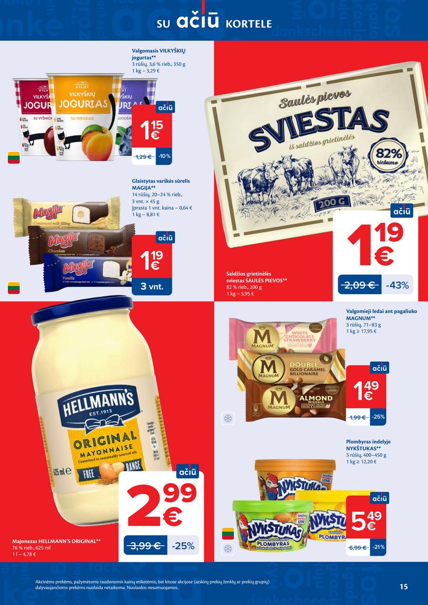 Maxima leidinys akcijos nuo 
  2026-03-31 iki 
  2026-04-06 | Leidinukas.lt puslapis 15