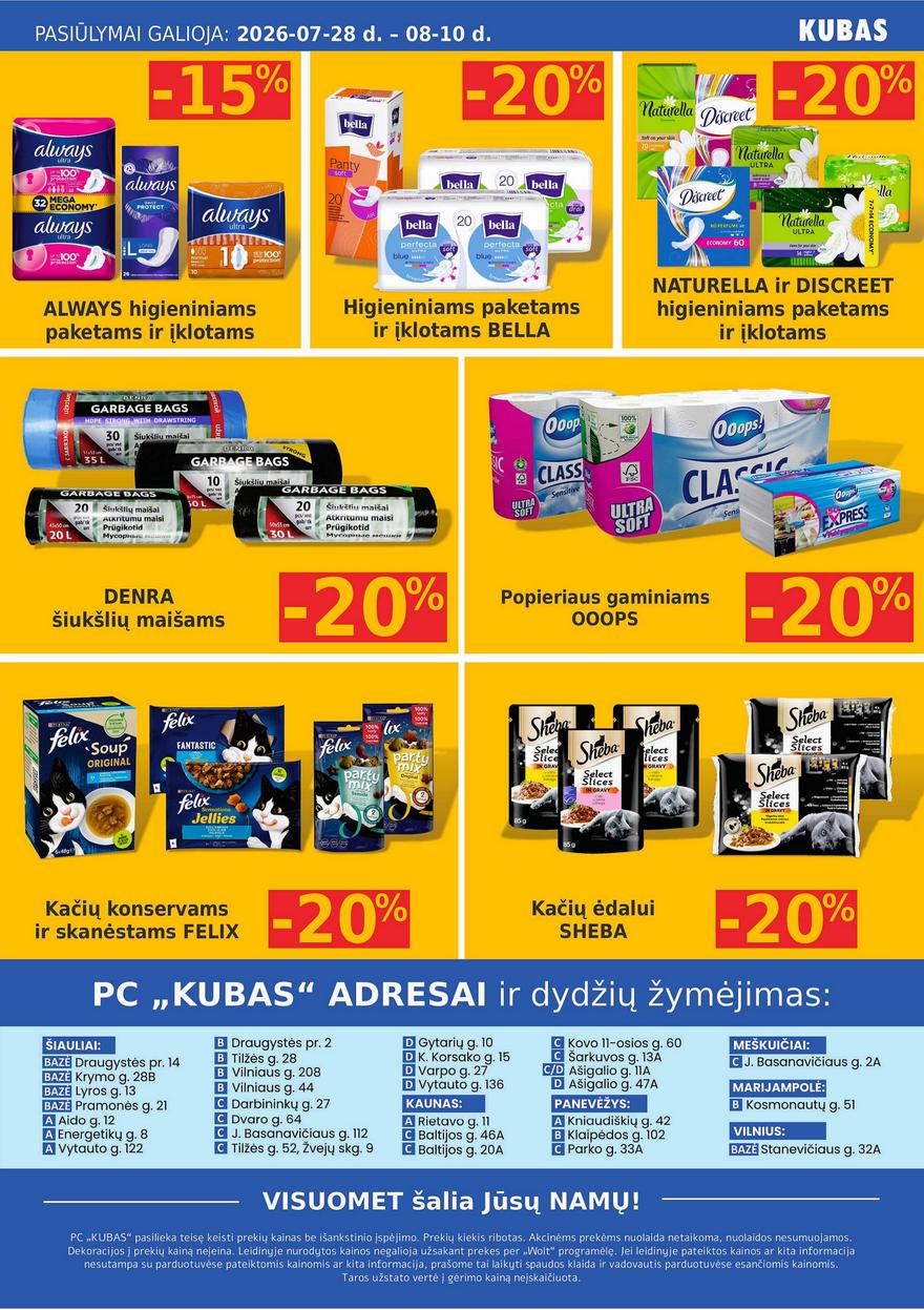 Kubas nuolaidų leidinys akcijos nuo 
  2026-07-28 iki 
  2026-08-10 | Leidinukas.lt puslapis 10