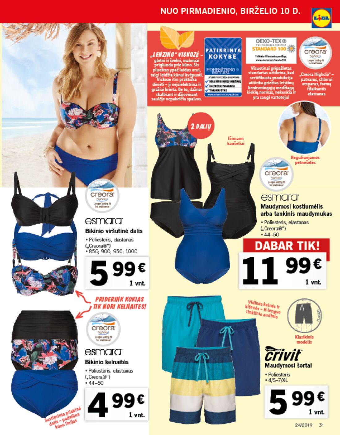 Lidl savaitinis leidinys akcijos nuo 
  2019-06-10 iki 
  2019-06-16 | Leidinukas.lt puslapis 31