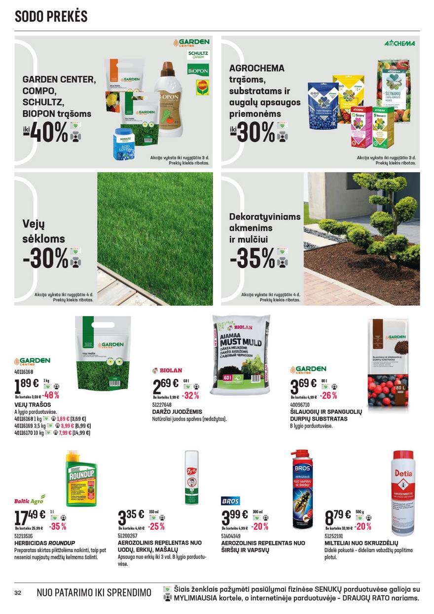 Senukai leidinys akcijos nuo 
  2021-07-14 iki 
  2021-08-03 | Leidinukas.lt puslapis 32