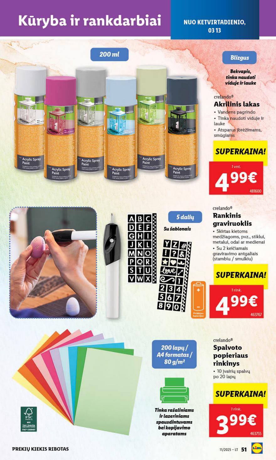 Lidl ne maisto leidinys akcijos nuo 
  2025-03-10 iki 
  2025-03-16 | Leidinukas.lt puslapis 53