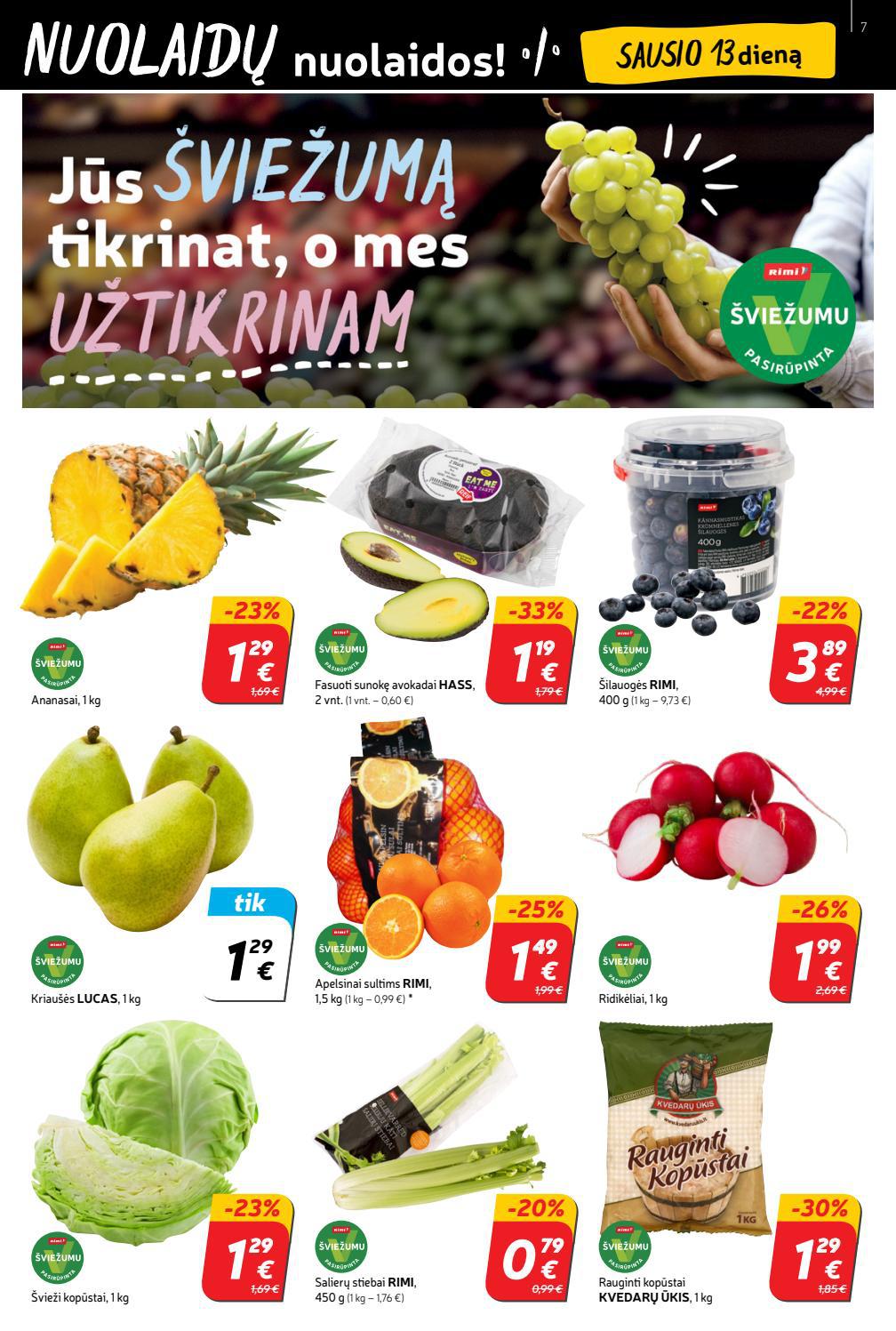 Rimi savaitinis leidinys akcijos nuo 
  2022-01-11 iki 
  2022-01-17 | Leidinukas.lt puslapis 7