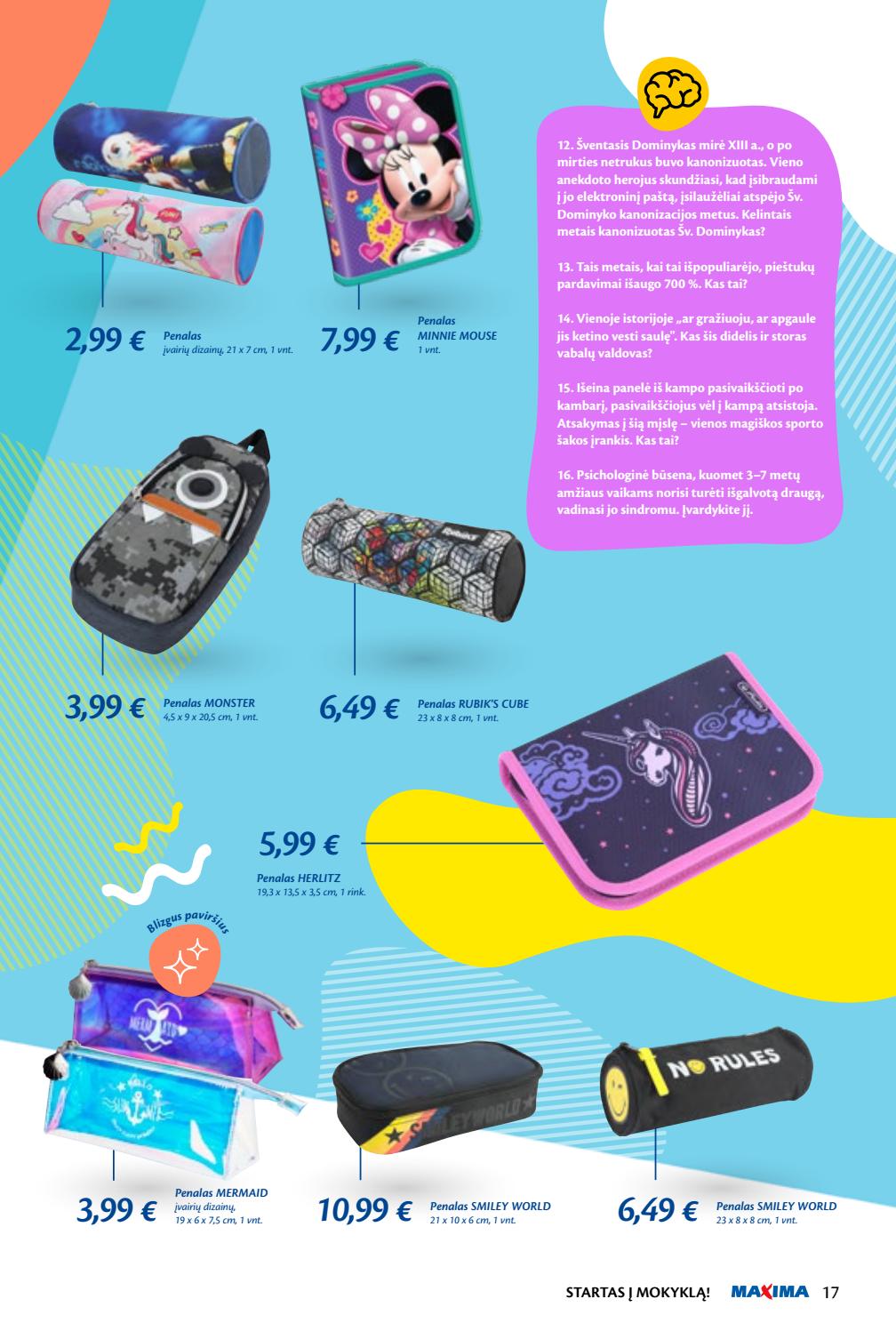 Maxima kaininis leidinys akcijos nuo 
  2019-08-08 iki 
  2019-09-11 | Leidinukas.lt puslapis 17