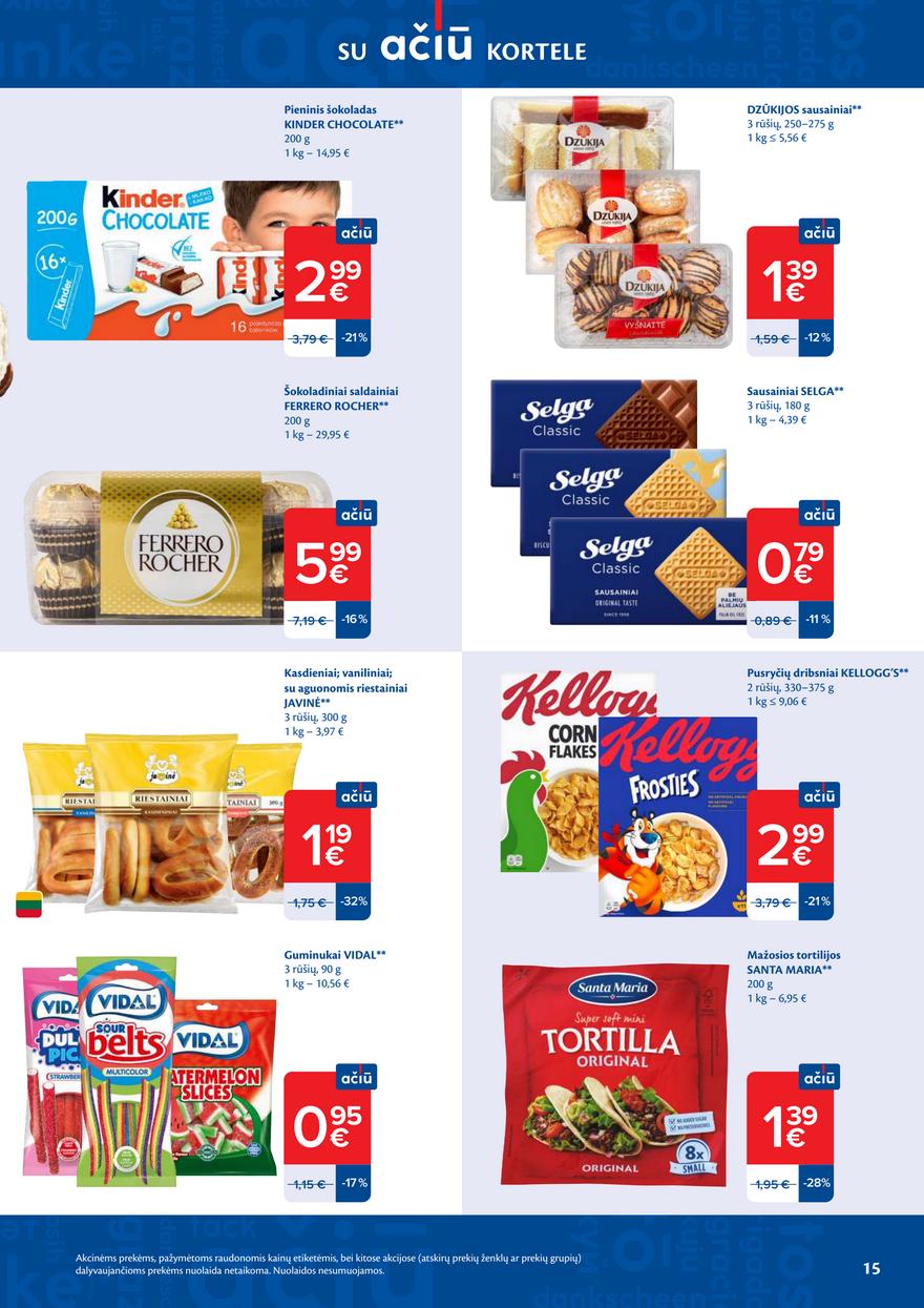 Maxima leidinys akcijos nuo 
  2026-04-14 iki 
  2026-04-20 | Leidinukas.lt puslapis 15