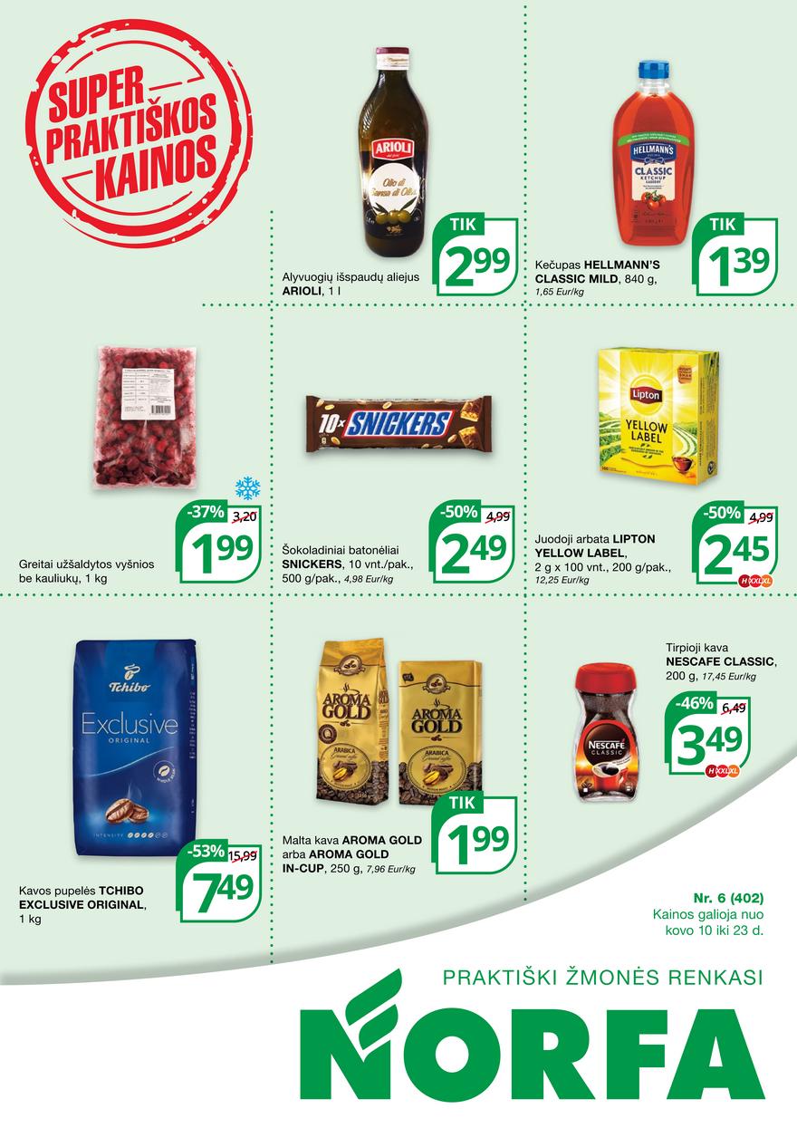 Norfos kaininis leidinys akcijos nuo 
  2022-03-10 iki 
  2022-03-23 | Leidinukas.lt puslapis 1