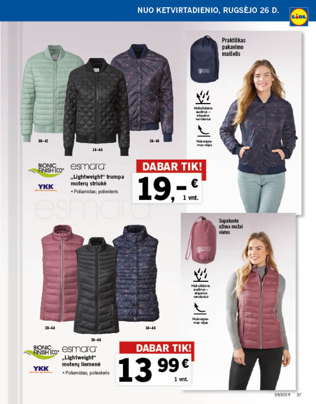 Lidl savaitinis leidinys akcijos nuo 
  2019-09-23 iki 
  2019-09-29 | Leidinukas.lt puslapis 37