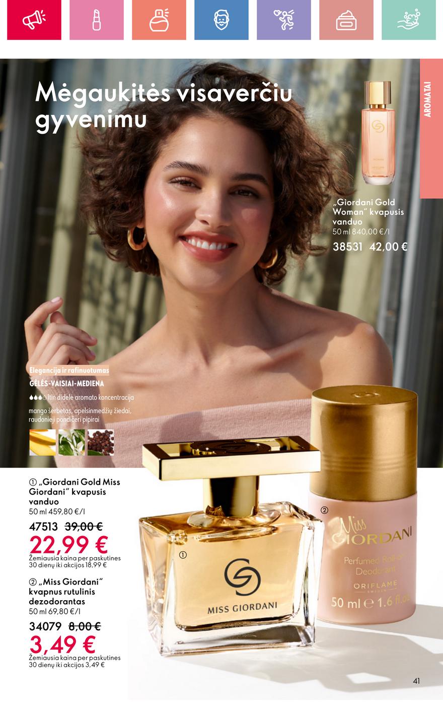 Oriflame katalogas akcijos nuo 
  2025-08-03 iki 
  2025-08-23 | Leidinukas.lt puslapis 41