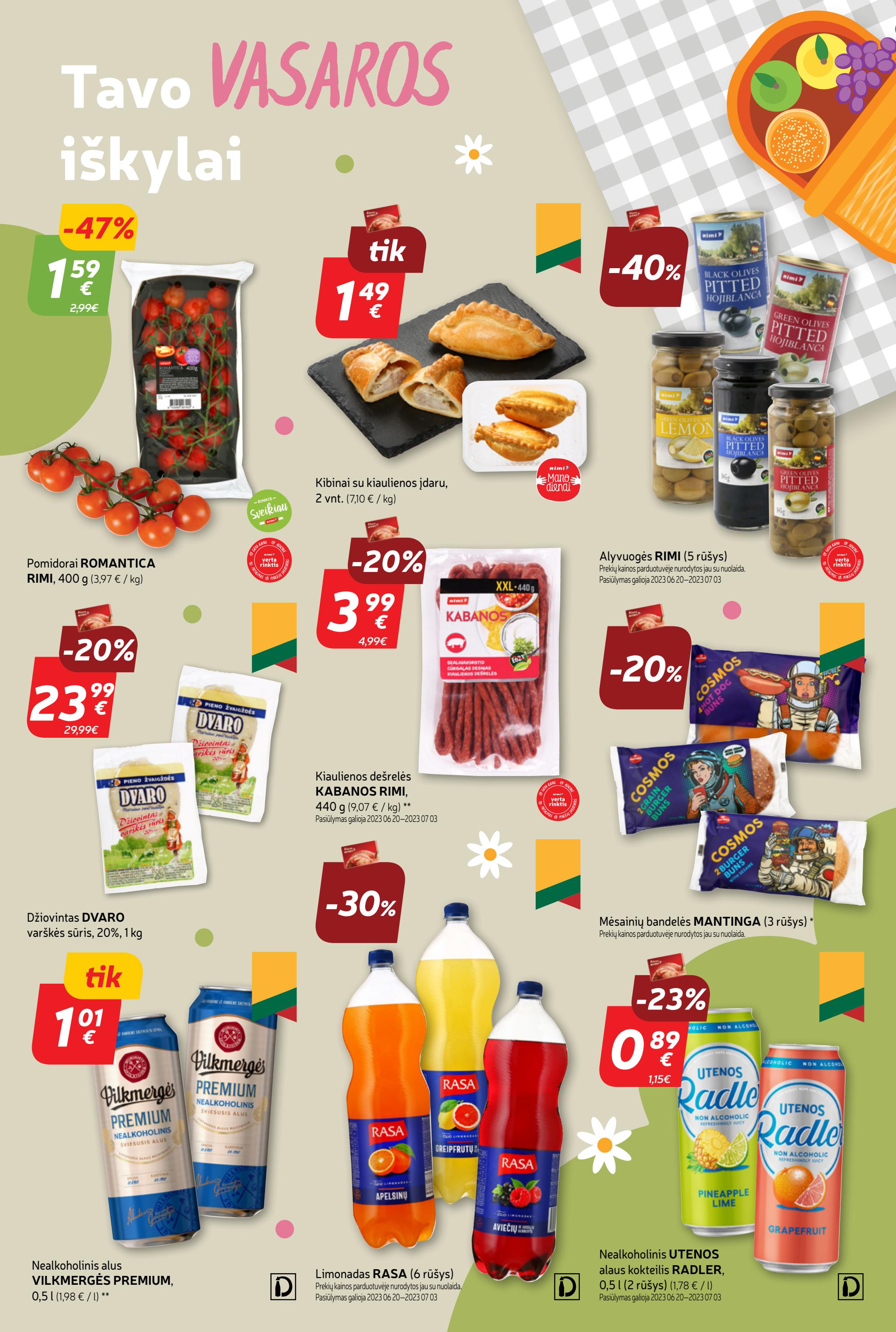 Rimi savaitinis leidinys akcijos nuo 
  2023-06-27 iki 
  2023-07-03 | Leidinukas.lt puslapis 3