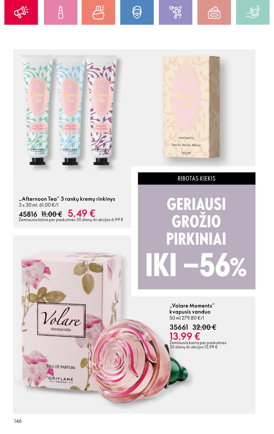 Oriflame katalogas akcijos nuo 
  2025-07-13 iki 
  2025-08-02 | Leidinukas.lt puslapis 146