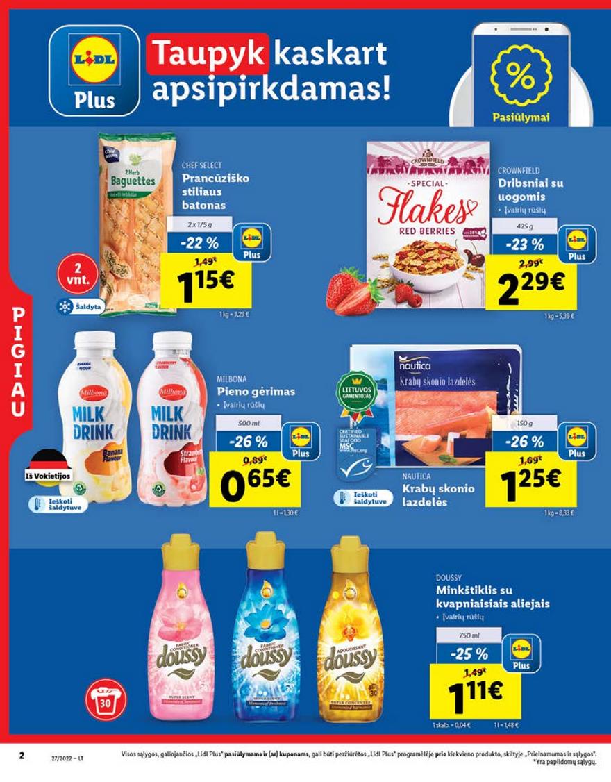 Lidl maisto prekių pasiūlymai akcijos nuo 
  2022-07-04 iki 
  2022-07-10 | Leidinukas.lt puslapis 2