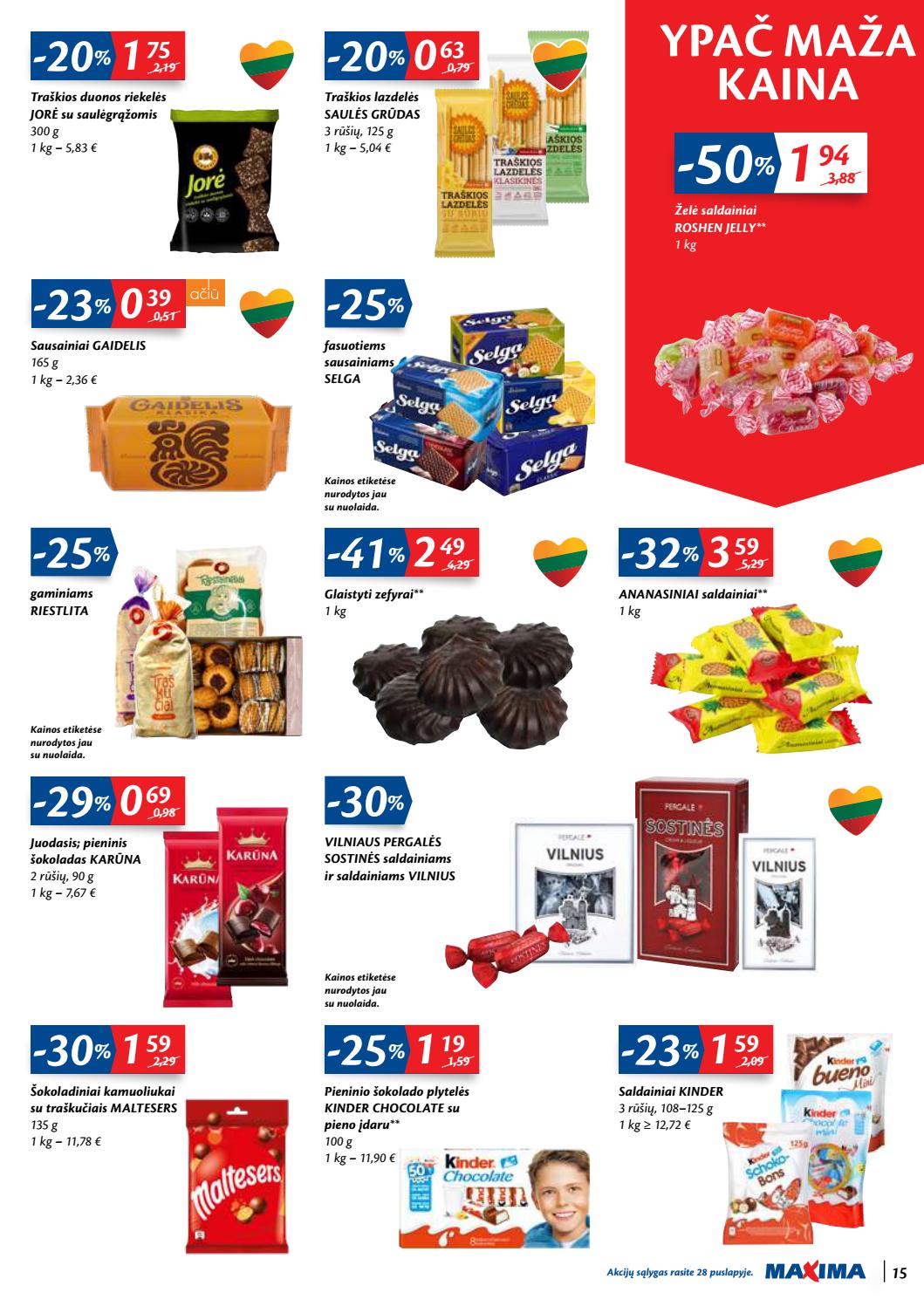 Maxima kaininis leidinys akcijos nuo 
  2020-03-17 iki 
  2020-03-23 | Leidinukas.lt puslapis 15