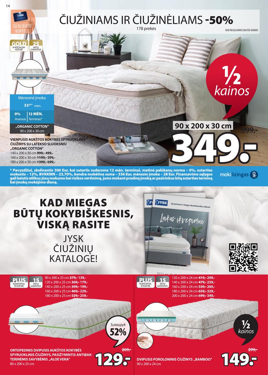 Jysk leidinys akcijos nuo 
  2021-04-27 iki 
  2021-05-10 | Leidinukas.lt puslapis 14