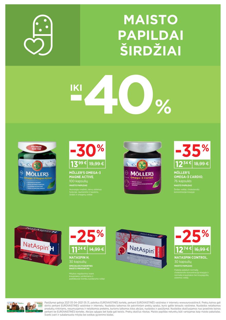 Euro vaistinė leidinys akcijos nuo 
  2021-05-01 iki 
  2021-05-31 | Leidinukas.lt puslapis 5