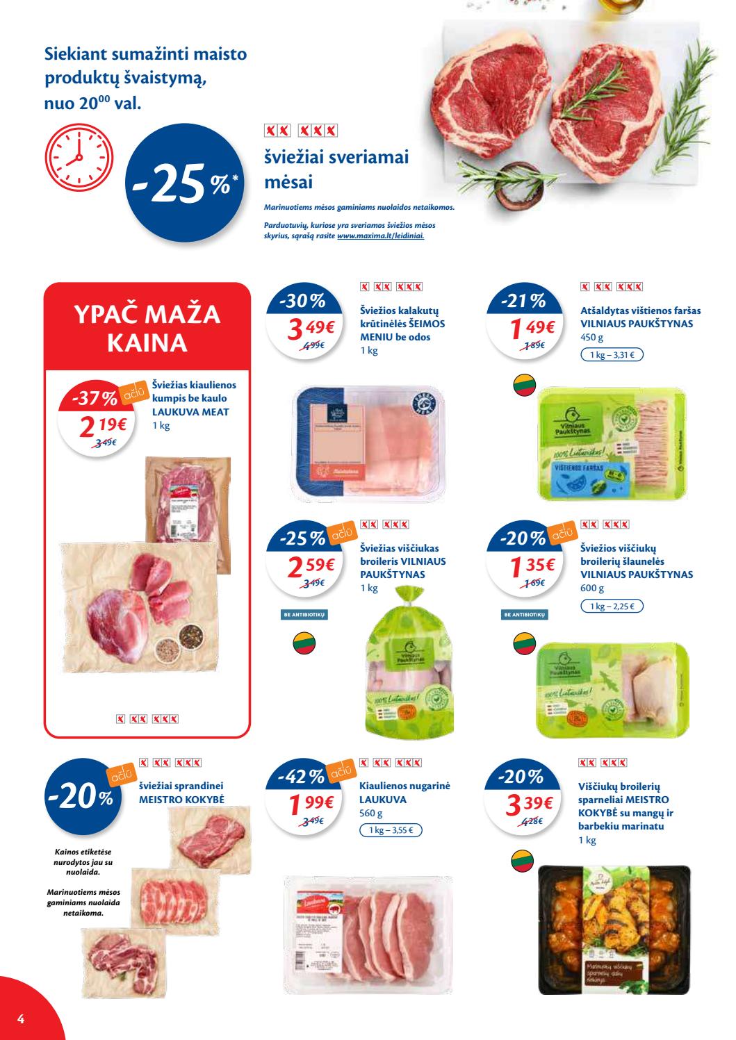 Maxima kaininis leidinys akcijos nuo 
  2021-02-09 iki 
  2021-02-15 | Leidinukas.lt puslapis 4