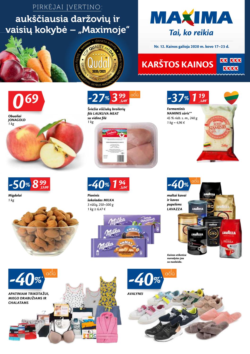Maxima kaininis leidinys akcijos nuo 
  2020-03-17 iki 
  2020-03-23 | Leidinukas.lt puslapis 1