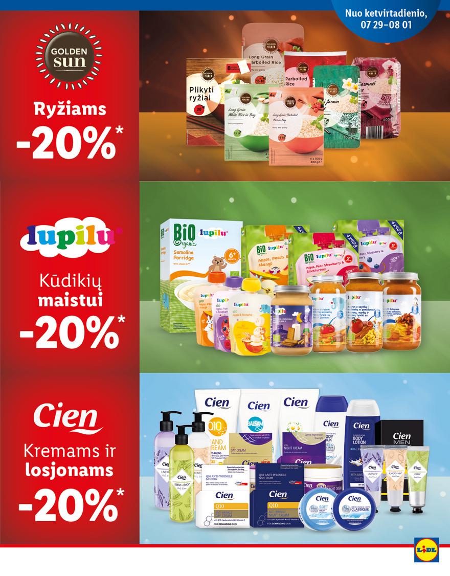 Lidl maisto prekių pasiūlymai akcijos nuo 
  2021-07-26 iki 
  2021-08-01 | Leidinukas.lt puslapis 33