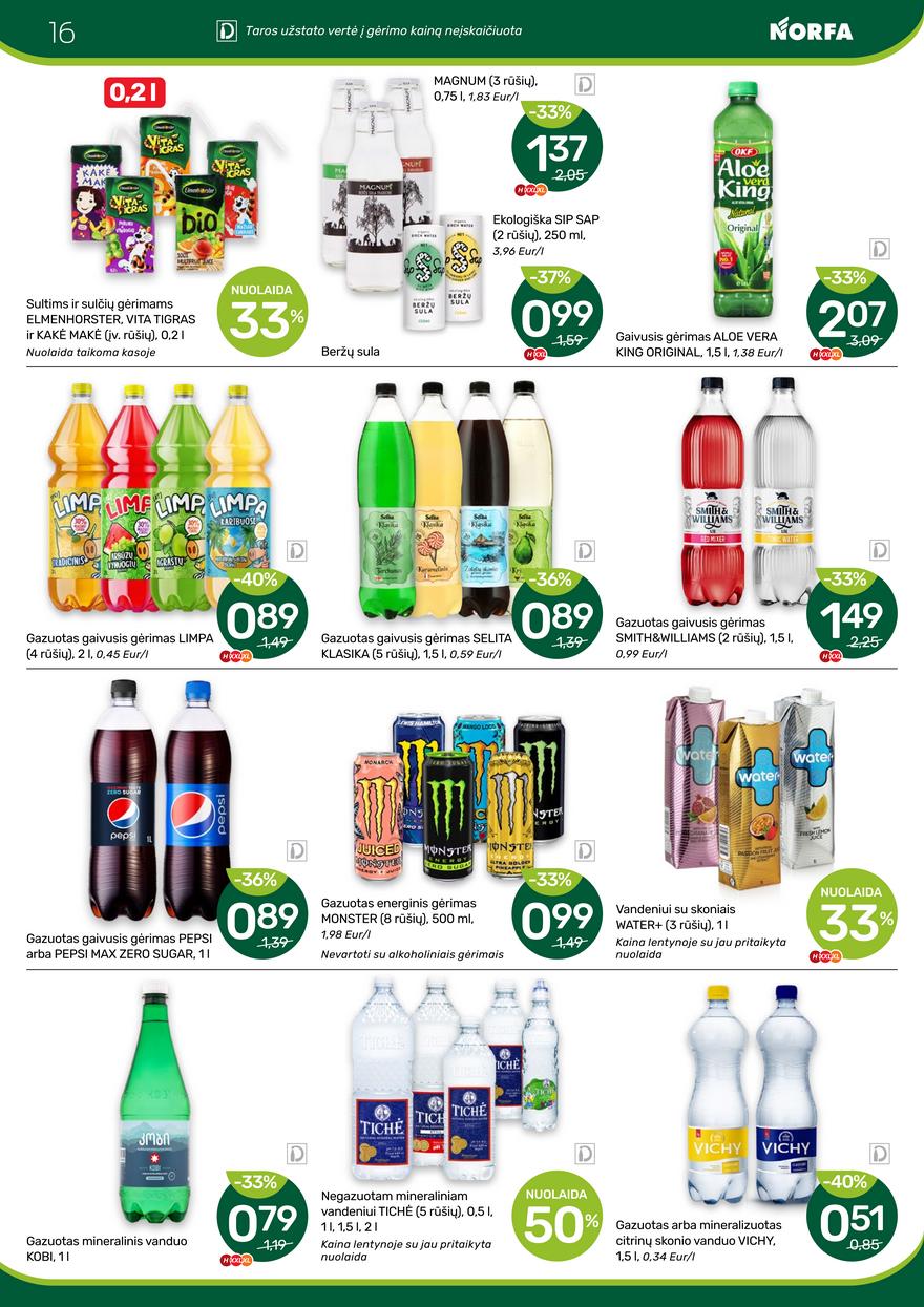 Norfos kaininis leidinys akcijos nuo 
  2024-01-25 iki 
  2024-02-07 | Leidinukas.lt puslapis 16