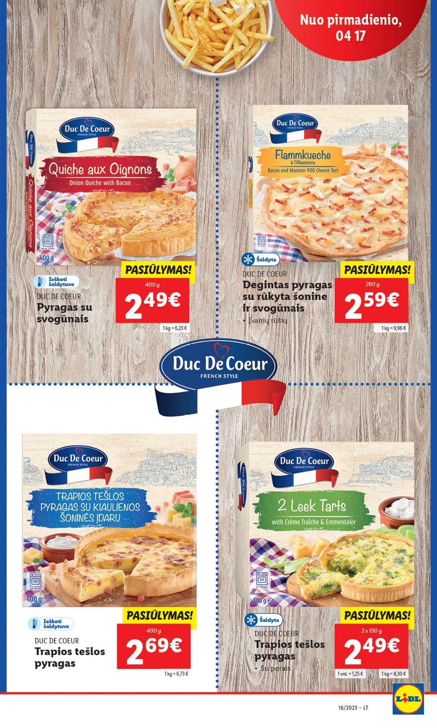 Lidl pasiūlymai akcijos nuo 
  2023-04-17 iki 
  2023-04-23 | Leidinukas.lt puslapis 19