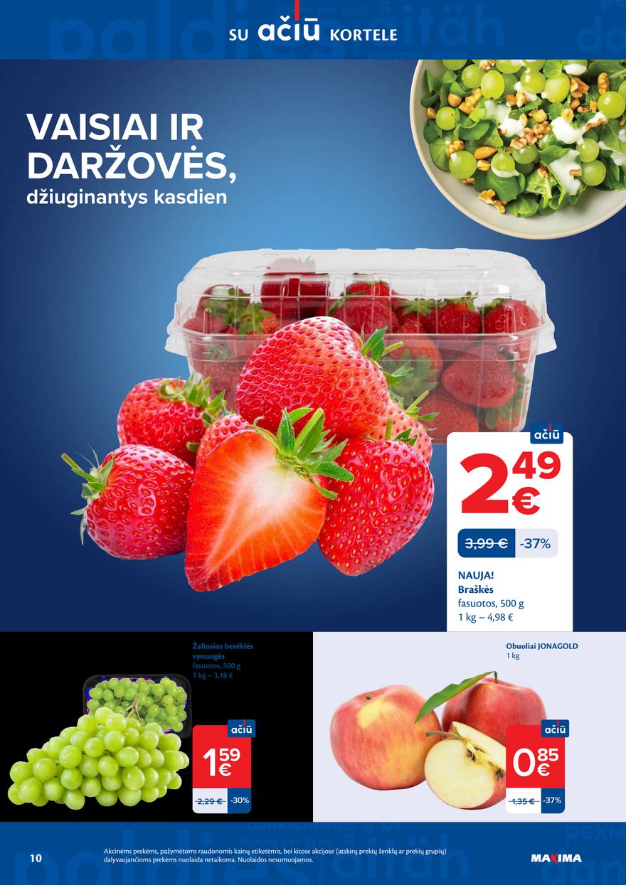 Maxima leidinys akcijos nuo 
  2026-03-31 iki 
  2026-04-06 | Leidinukas.lt puslapis 10