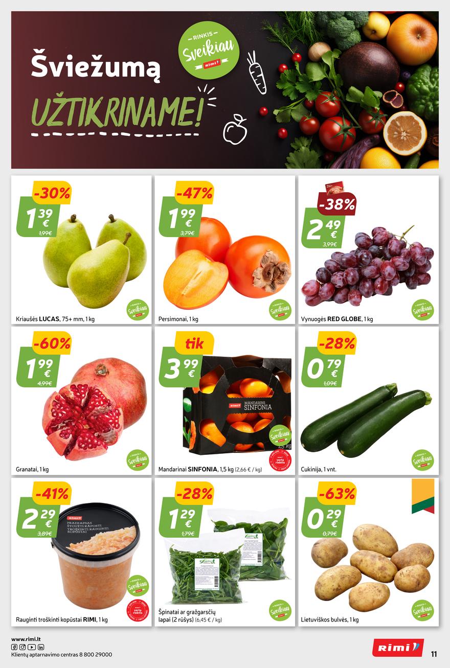 Rimi savaitinis leidinys akcijos nuo 
  2023-11-21 iki 
  2023-11-27 | Leidinukas.lt puslapis 11