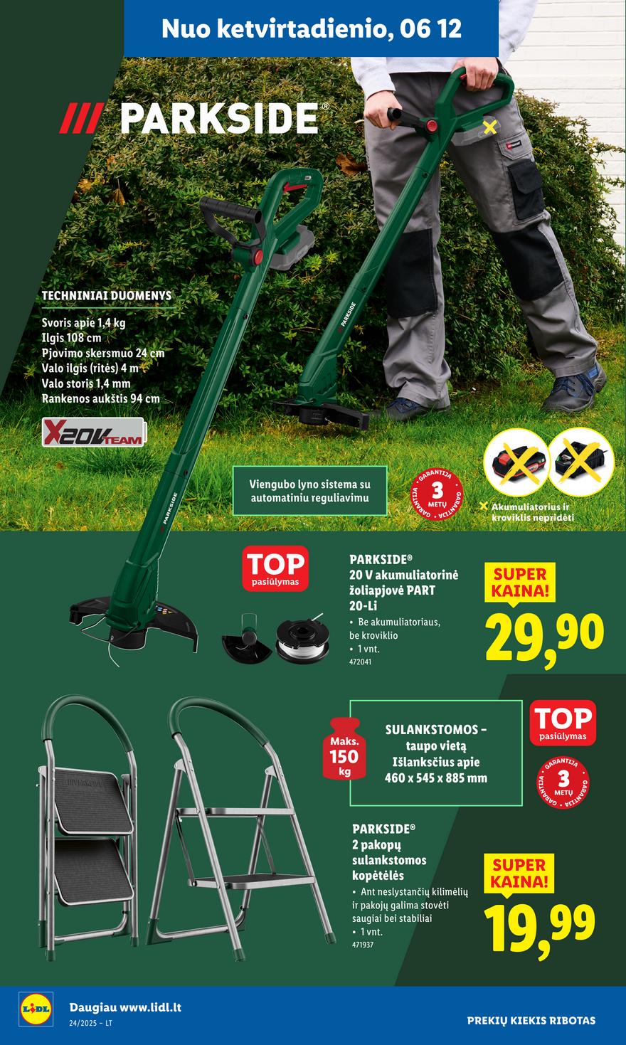 Lidl ne maisto leidinys akcijos nuo 
  2025-06-09 iki 
  2025-06-15 | Leidinukas.lt puslapis 22